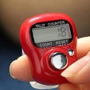 1PC Resettable 5-Digit LCD Electronic Counter With Digital Display, Random Color