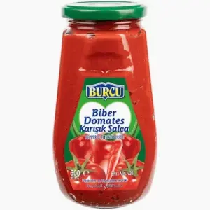 Burcu Pepper & Tomato Paste 600g بوركو صلصة الفلفل مع الطماطم