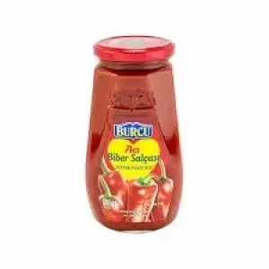 Burcu Pepper Paste Hot 600g بوركو صلصة فلفل حار