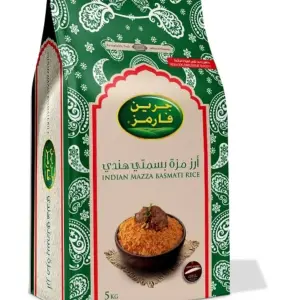 Green Farms Mazza Indian Basmati Rice 5kg ارز بسمتي هندي مازا من جرين فارمز