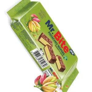 Mr Bite Pistachio Wafers 32g