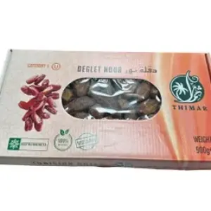 Thimar Deglet Nour Tunisian Dates 900g ثمار دقللة نور