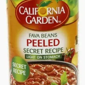 California Garden Peeled Fava Beans Secret Recipe 400g حدائق كليفورنيا فول مدمس مقشور بالخلطة السرية